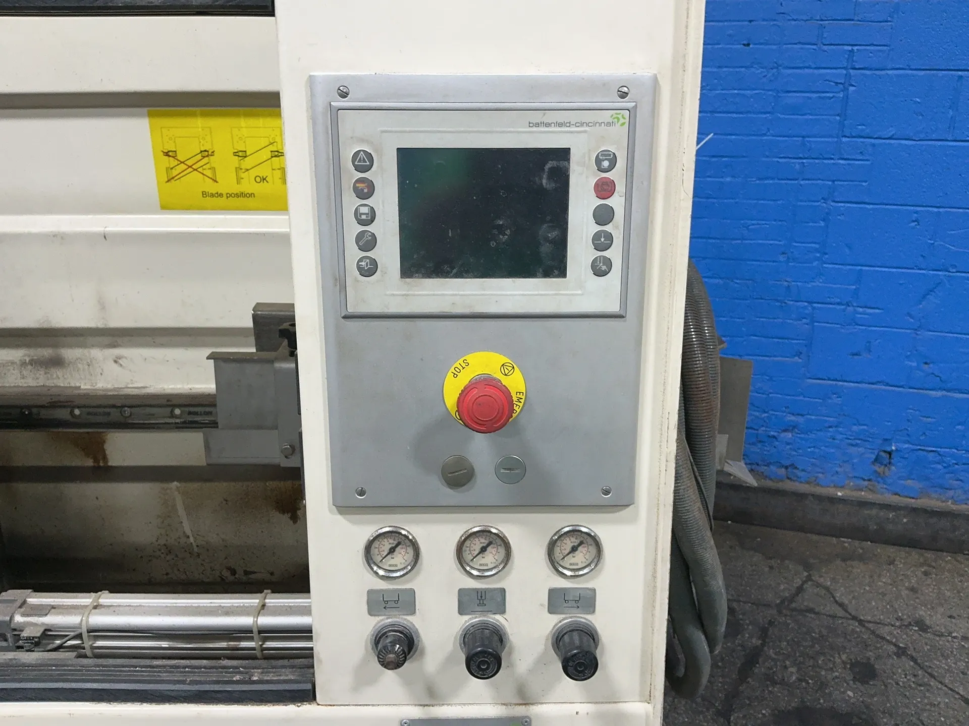 Battenfeld-Cincinnati #MTV-125-P-E/2-Twin-L, Cutstream Cutter, 98" capacity, 14 A, 480 V., 2014 (2 available)