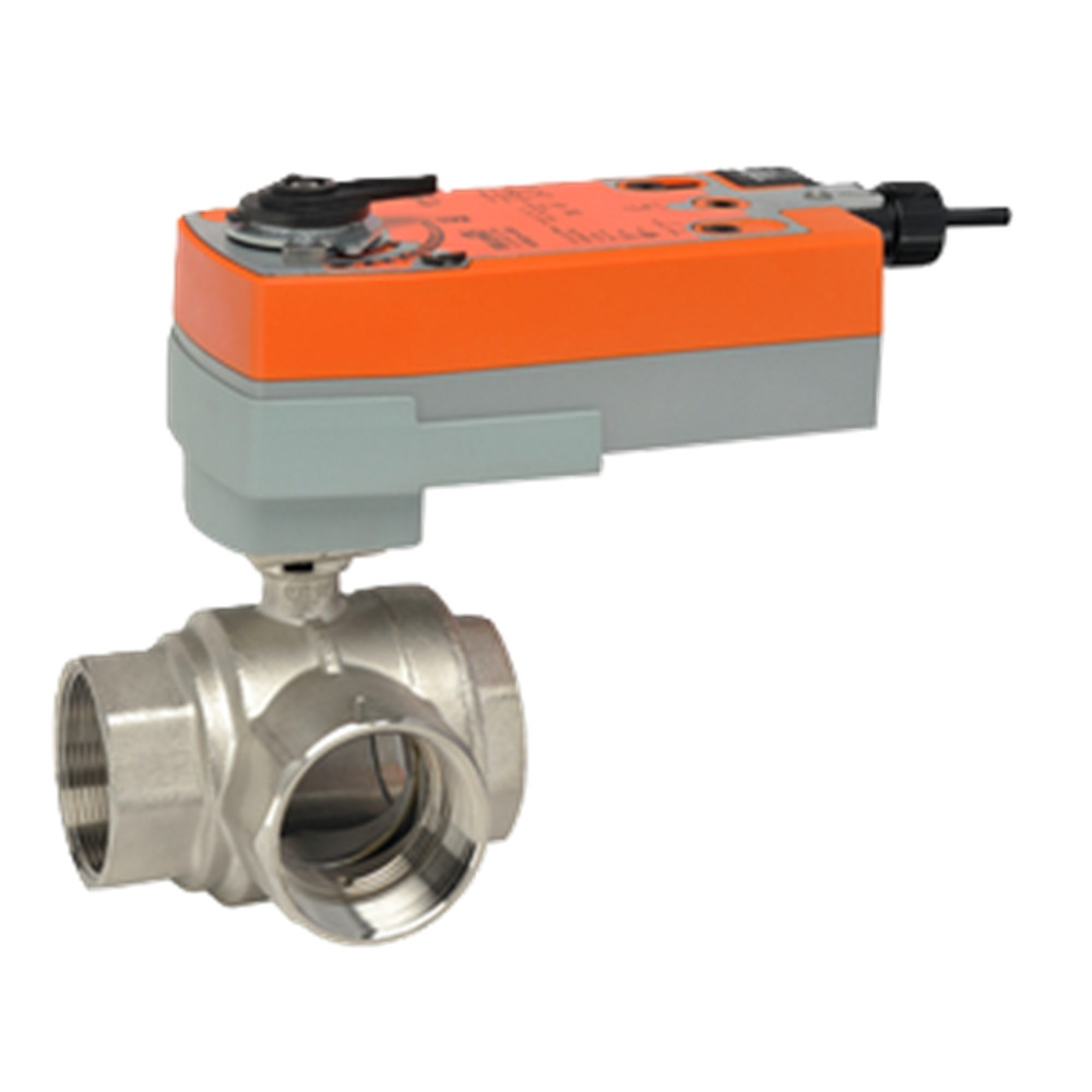 Belimo B347/AFRB24-SR Actuator Fitted Control Valve (CCV), DN 2" [50], 3-Way, NEW