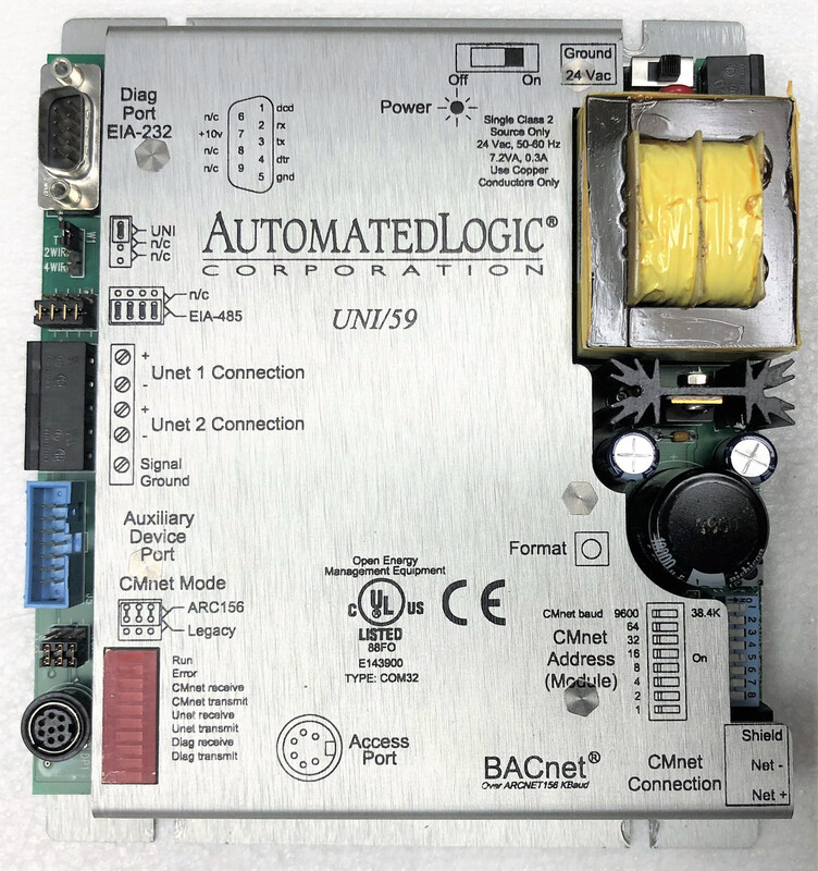 Automated Logic UNI/59 U-Line Unitary Controller Router, Refurbished