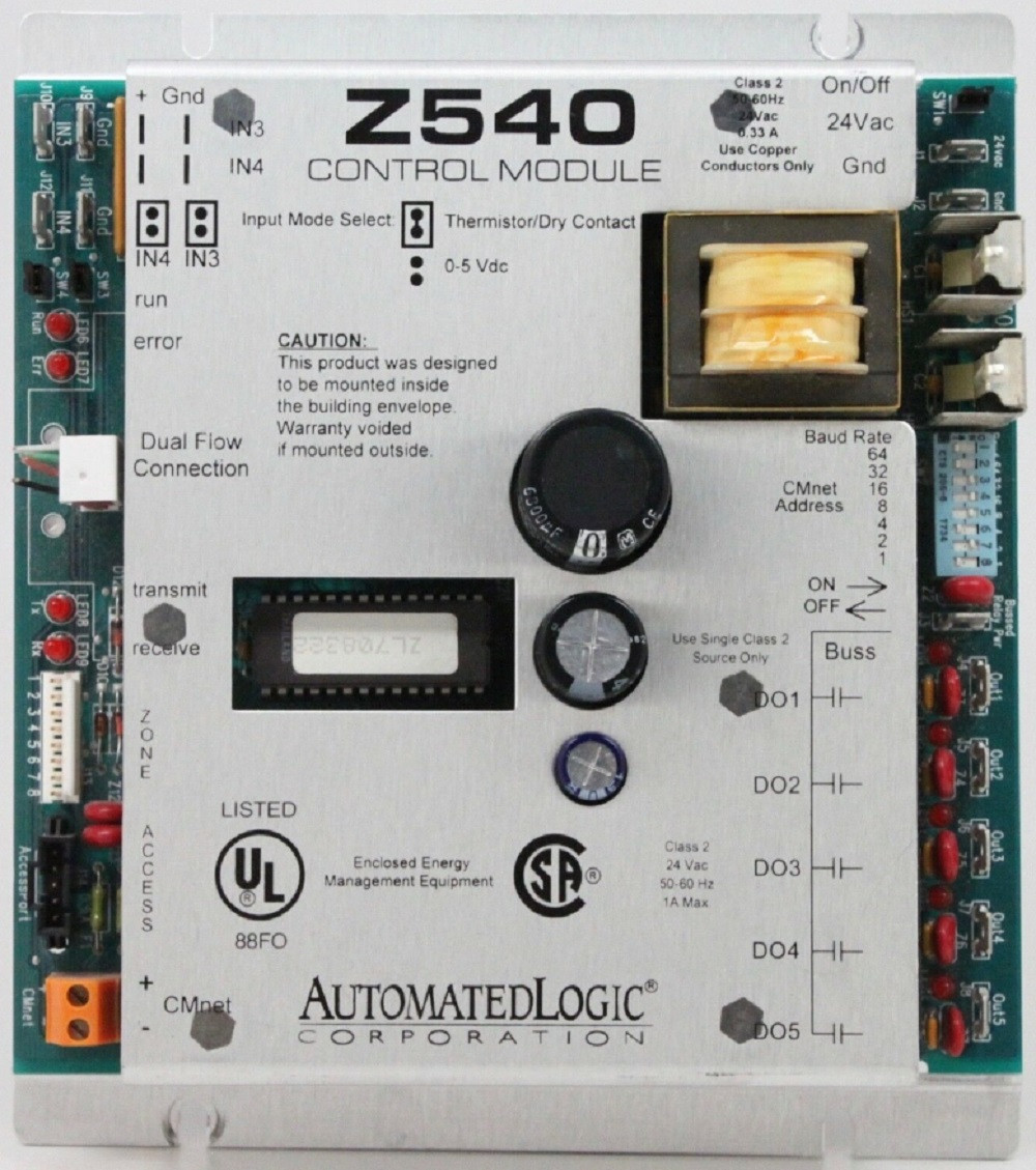 ALC Automated Logic Corporation Z540 Z-Line Zone Control Module, NEW