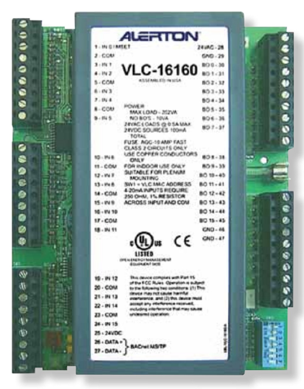 Alerton Honeywell VLC-16160 Input Monitoring Device, PLC for HVAC and Equipment, Refurbished