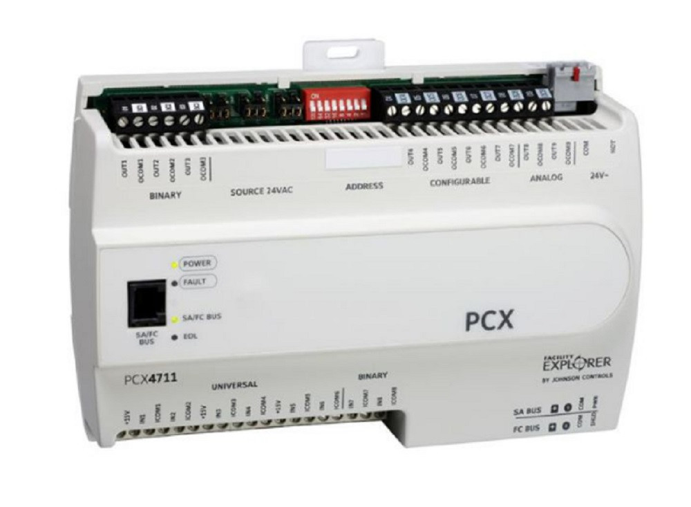 Johnson Controls FX-PCX4711-0 17-Point Expansion Input/Output Module, Refurbished