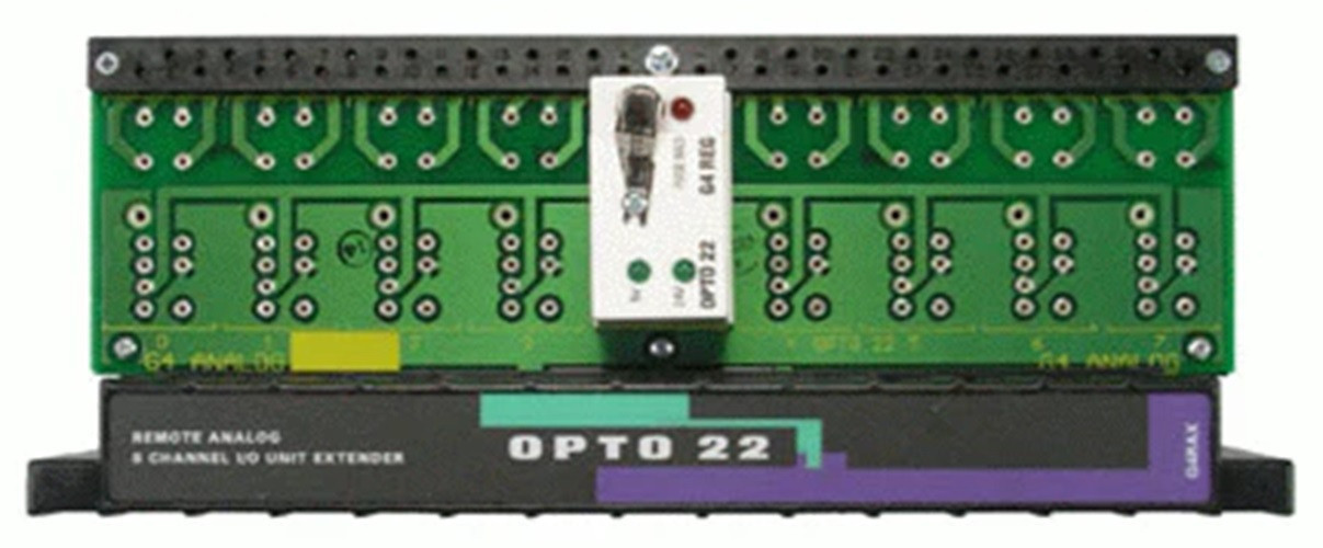Opto 22 G4RAX Remote Analog 8-channel I/O Unit Extender, NEW