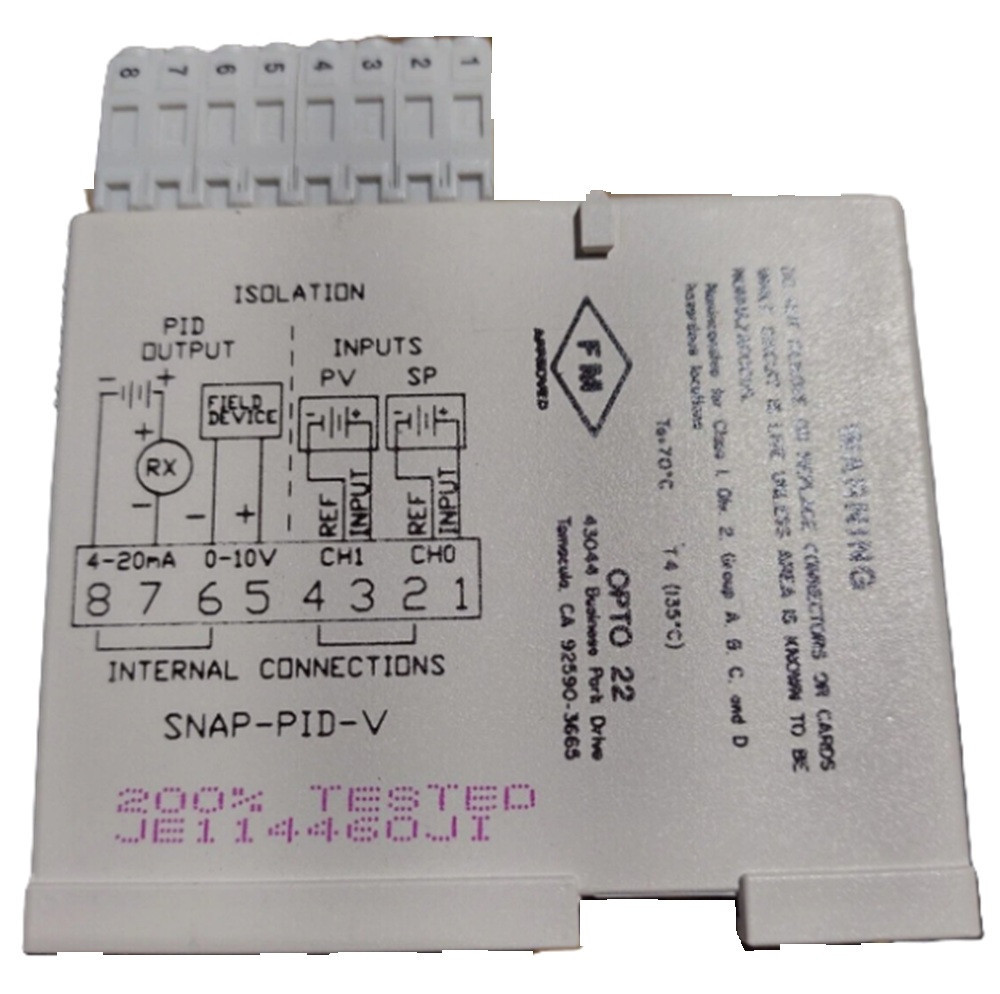 Opto 22 SNAP-PID-V SNAP Analog PID, NEW