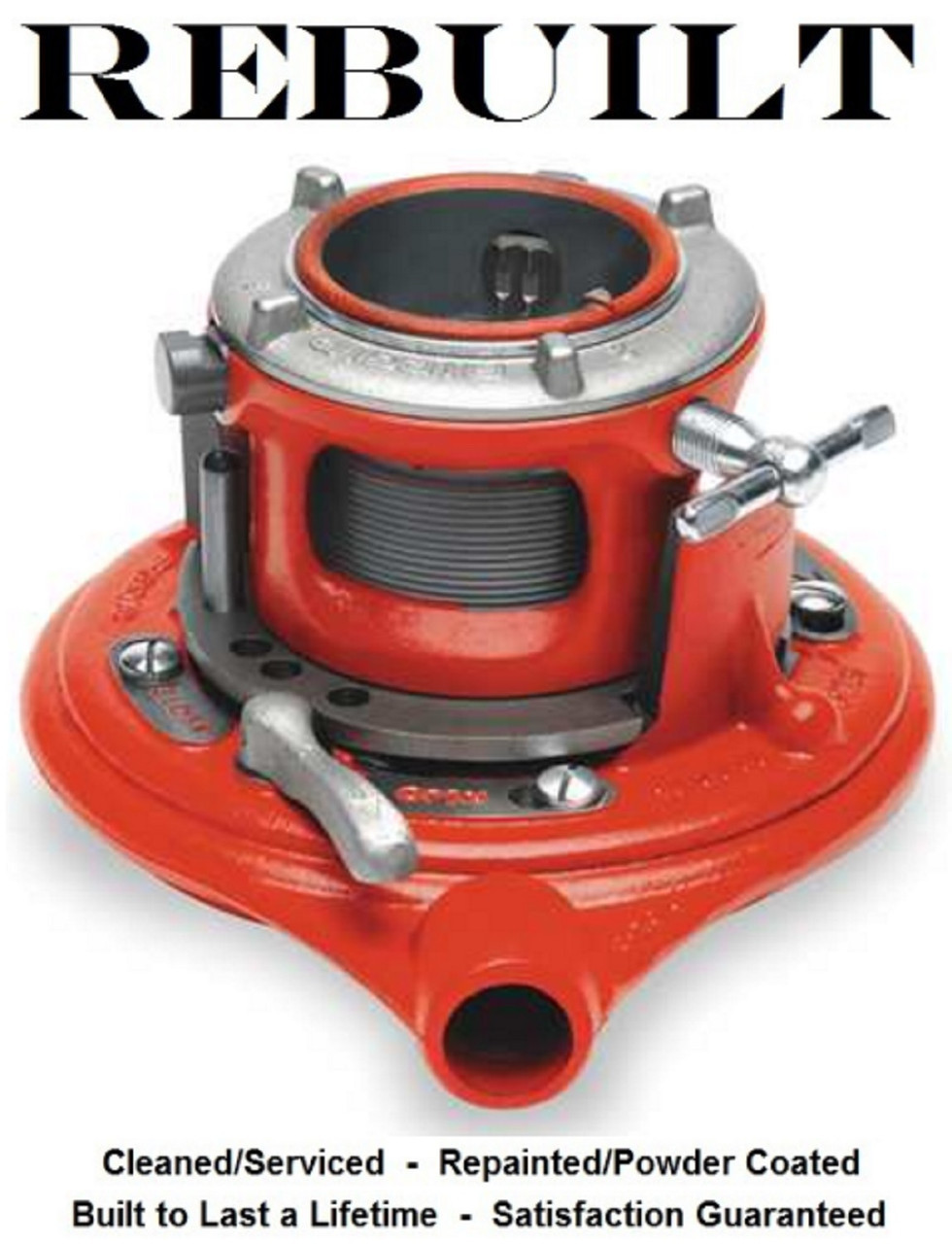 Ridgid 36565 Model 65R-C Manual Receding Pipe Threader, 1-2 Inch Capacity, Refurbished