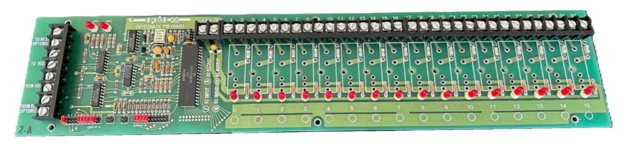 Opto 22 PB16MD 16-Channel Optomux I/O Module Mounting Rack, NEW