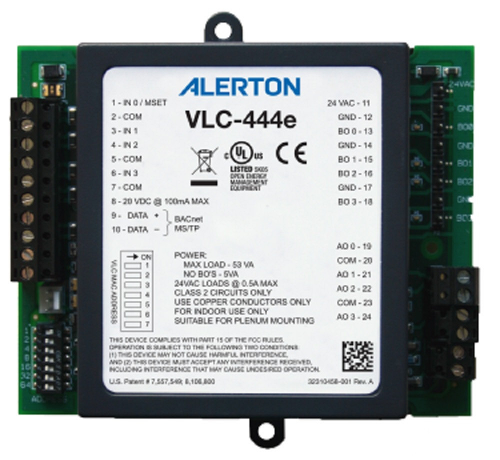 Alerton Honeywell VLC-444E PLC Programmable Logic Controller for HVAC Equipment, Refurbished