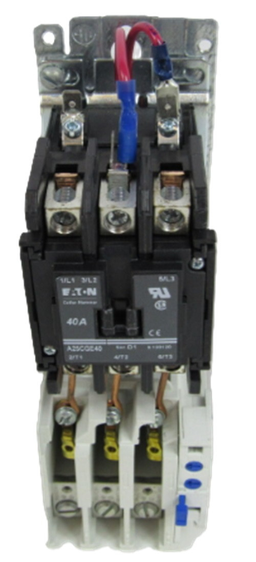 Eaton A25CGE40B Definite Purpose Magnetic Motor Starter, Non-Reversing, 3 Poles, NEW