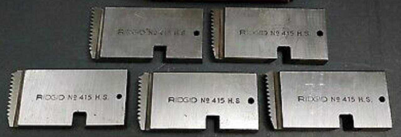 Ridgid 94220 Pipe Threader Dies for 424 and 415 Heads, right hand HS, 2 1/2"-4" NPSM, NEW