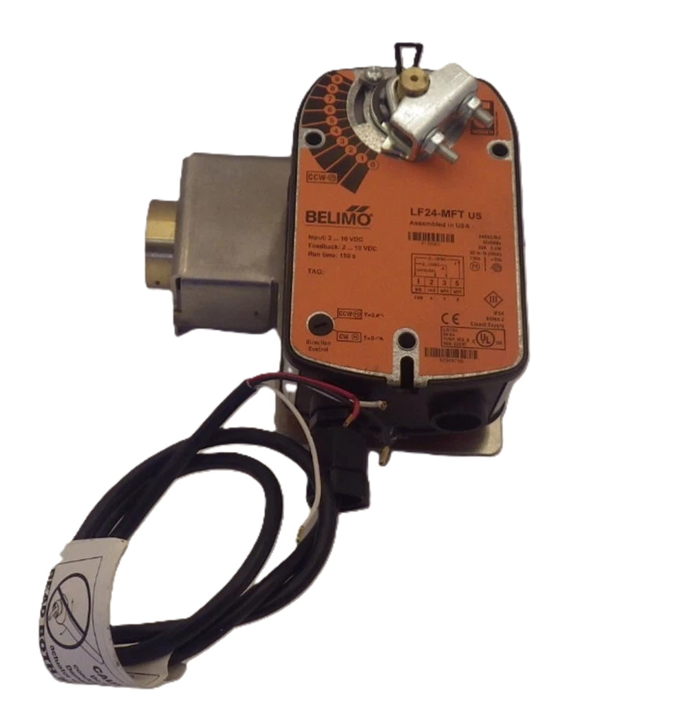 Belimo G213/LF24-MFT Actuator Fitted Globe Valve, 1/2", 2 Way, NEW