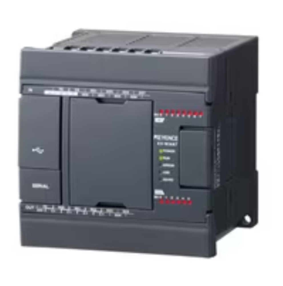 Keyence KV-N14AT Base Unit, AC Power Supply Type, Input 8 Points/Output 6 Points, NEW