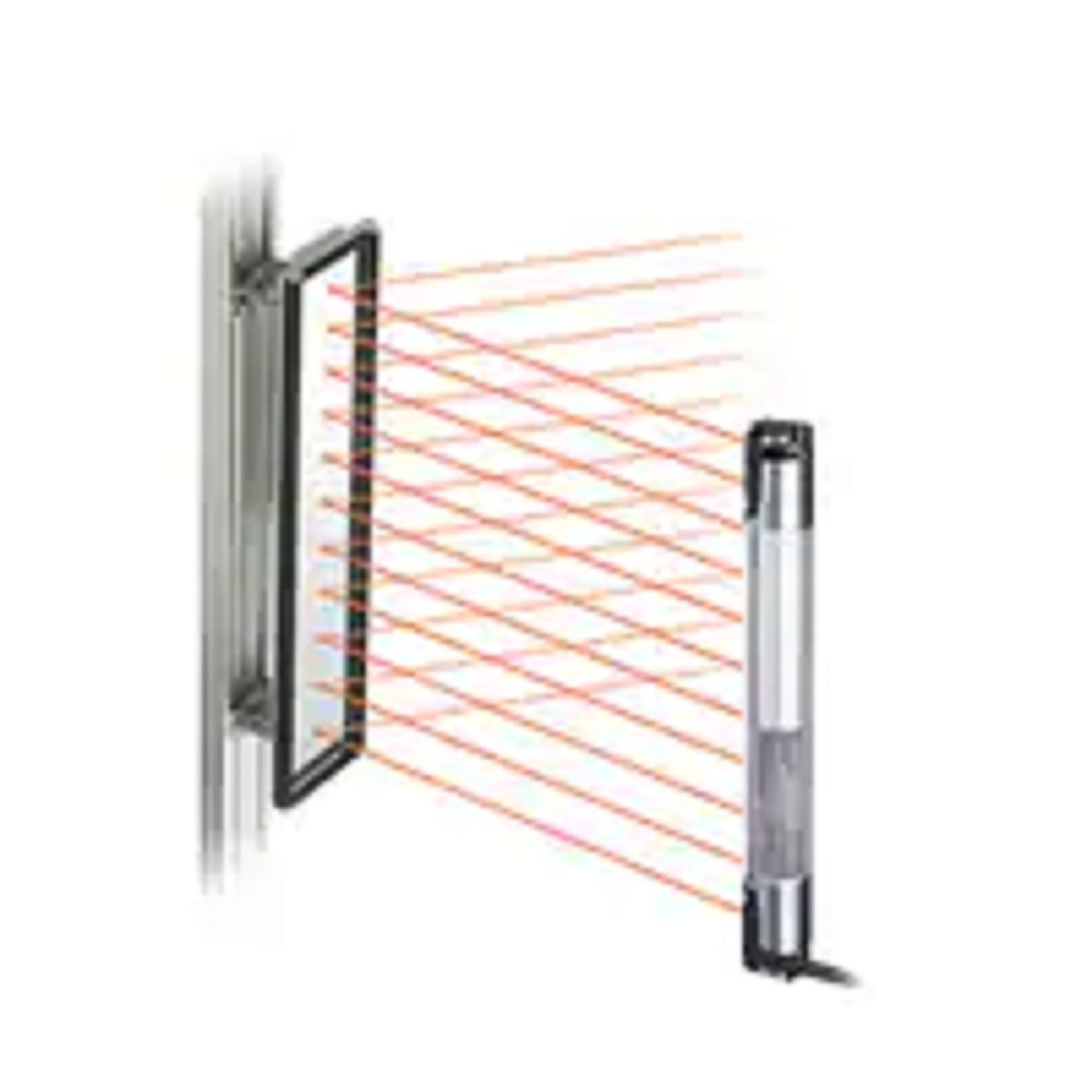Keyence SL-M32H Safety Light Curtain, Corner Mirror, 660 mm, Refurbished