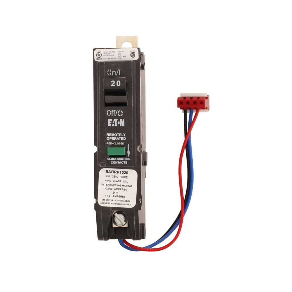 Eaton BABRP1020 Circuit Breaker, Type BAB, 20A, 1-Pole, 120V, NEW