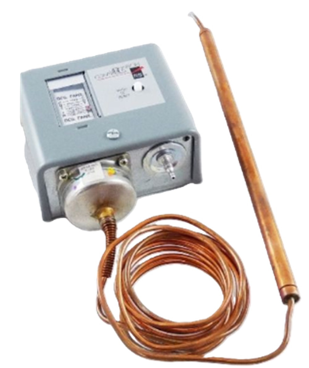 Johnson Controls A40HA-2 Temperature Actuated Pneumatic Switch, Opens On Rise, NEW