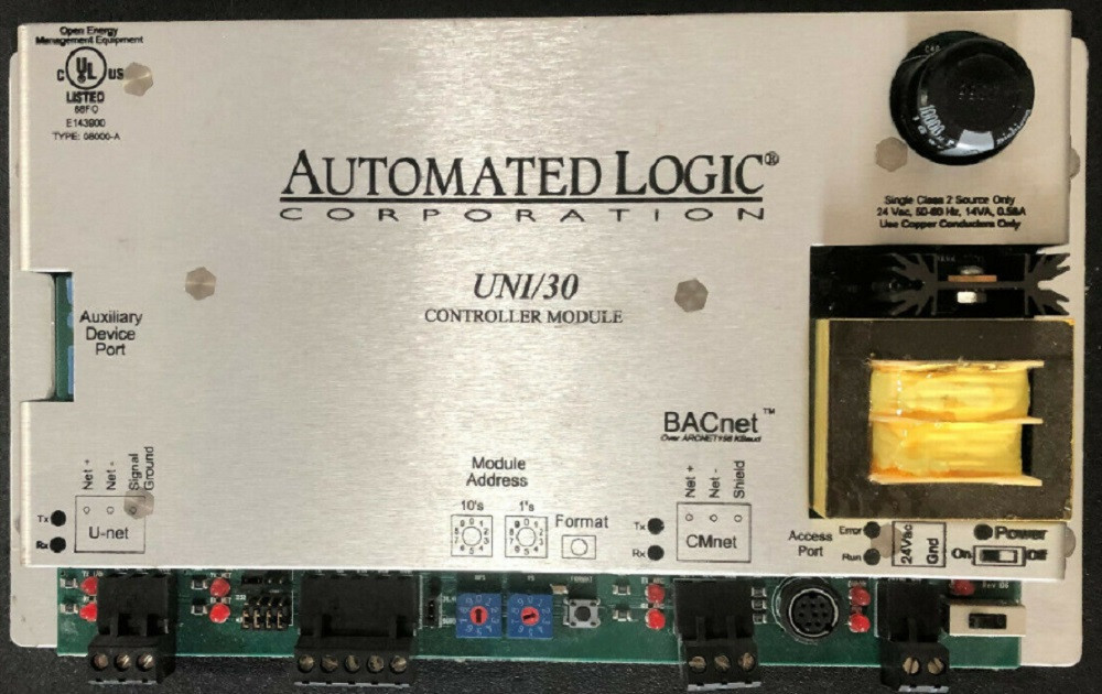 ALC Automated Logic Corporation UNI/30 U-Line Unitary Controller Router, Refurbished