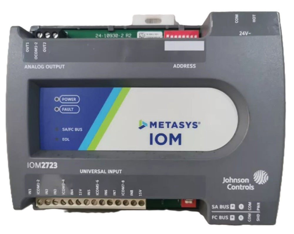 Johnson Controls MS-IOM2723-0 Metasys IOM2723 Input/Output Module, Refurbished
