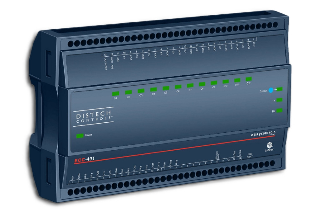 Distech ECC-301 LonMark Remote I/O Control Module, Refurbished