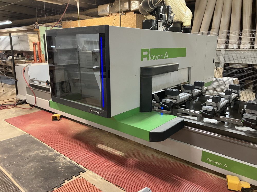Biesse #Rover-A-1242, CNC Machining Center, 162.9" X, 49.6" Y, 7.87" Z, 8 ATS, 17.7 HP Electrospindle