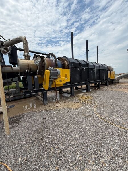 Vulcan, Indirect Fired Rotary Calciner, 2 tons/hr., 48" diameter x 282" heated zone, Inconel 600 drum
