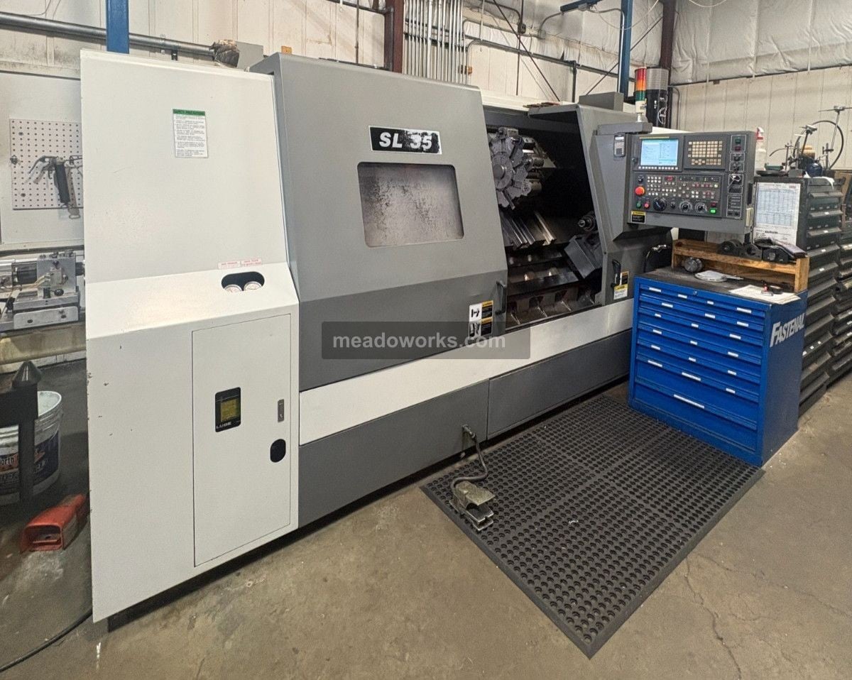 Samsung #SL-35A/1500, CNC Turning Center, 23.6" swing, 15" chuck, 9.3" X, 63.19" Z, 16.5" turning diameter