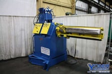 20000 lb. Egan #N-2001-60, powered coil reel, 84" outside dimensions, 18" ID, hyd.expansion, #66894