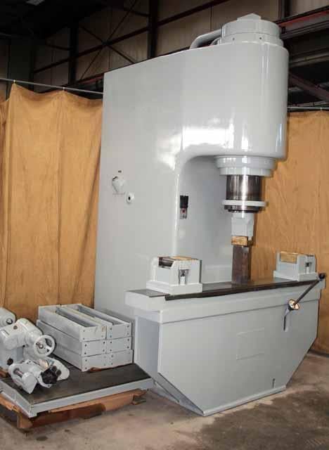 175 Ton, Eitel #RP-160, hydraulic straightening press, 10" stroke, 31.5" daylight, 13.75" throat, 249"