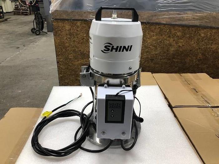 Shini #SAL-1U, vacuum hopper loader, 66 lb./hr., 1 liter, .875 HP, proximity sensor, 110 V., new, 2026