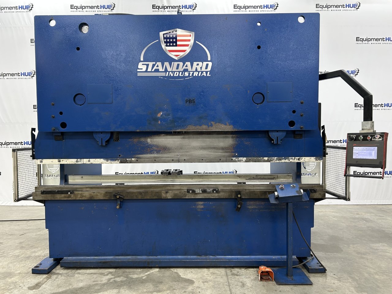 250 Ton, Standard Industrial #AB250-12, CNC press brake, 12' overall, 125" between housing, 8" stroke, 10"