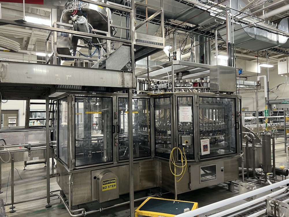 US Bottlers #PG-54-78-VP-PP-S-11-556, 54 Valve Explosion Proof Alcohol Bottling Line