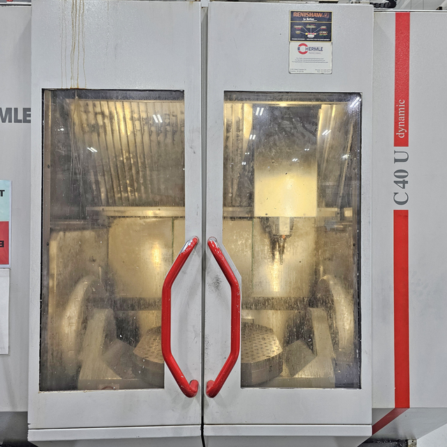 Hermle #C40U-dynamic, 5-Axis vertical machining center, 33.5" X, 27.6" Y, 19.7" Z, 10000 RPM, HSK A 63, 43