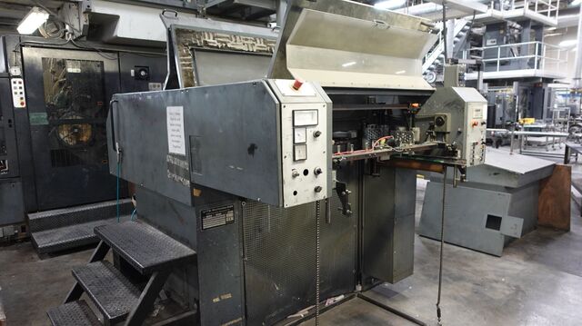 38" Vits #Rotocut, Sheeter, air flotation system, 22.75" cutoff, 2001