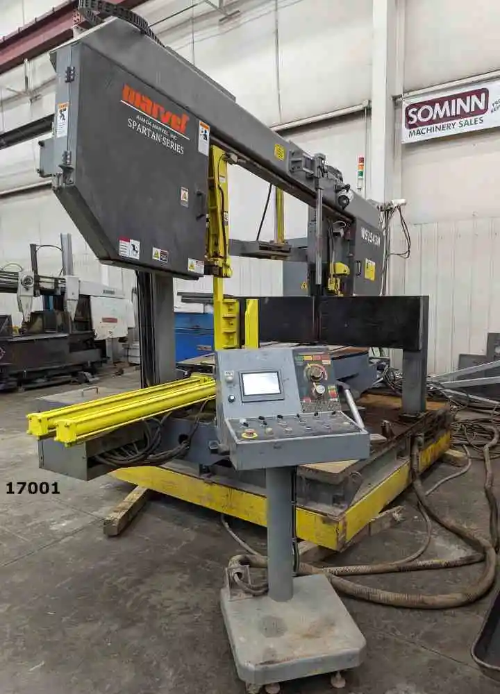Marvel/Spartan #WS2543M, dual column horizontal band saw, 25.6" round capacity, 10 HP, 2020