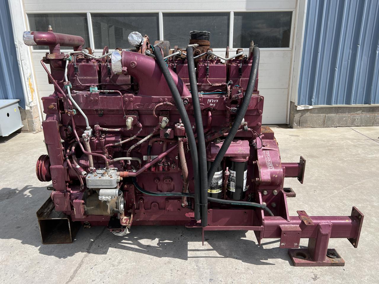 597 HP Cummins #QSK19, diesel engine, 2100 RPM, 13,803 hours, 2010