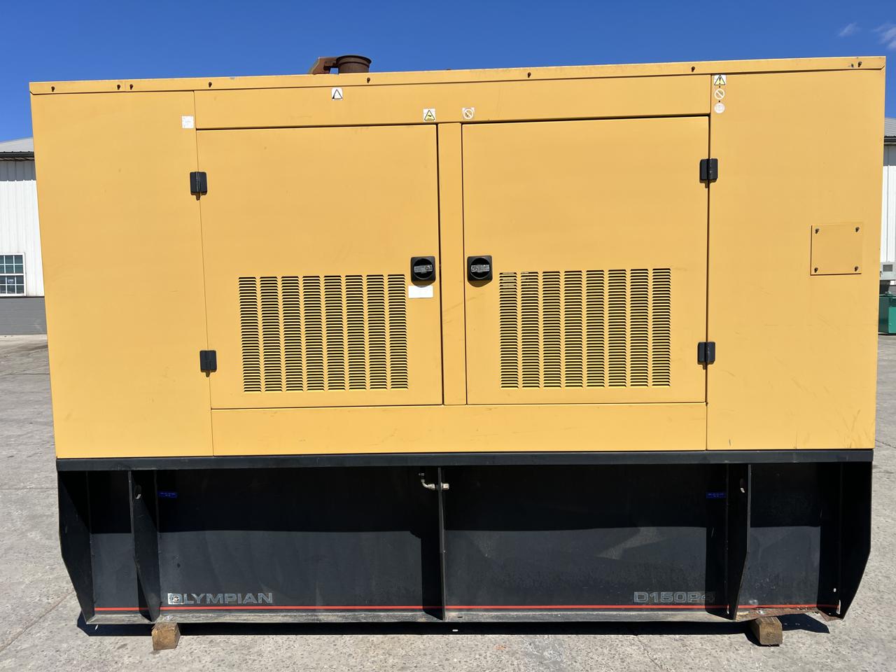 150 KW Caterpillar Olympian #D150P4, diesel generator set, Perkins engine, 277/480 Volts, 1/3 phase