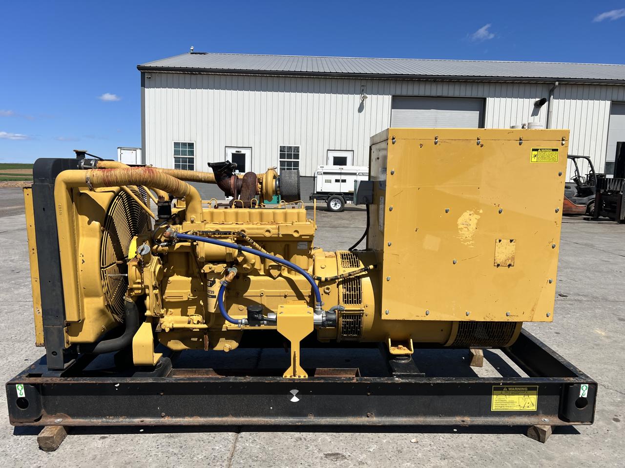 250 KW Caterpillar #SR4, diesel generator set, 3306 DITA engine, 120/208 Volts, 1/3 phase, open skid, 350