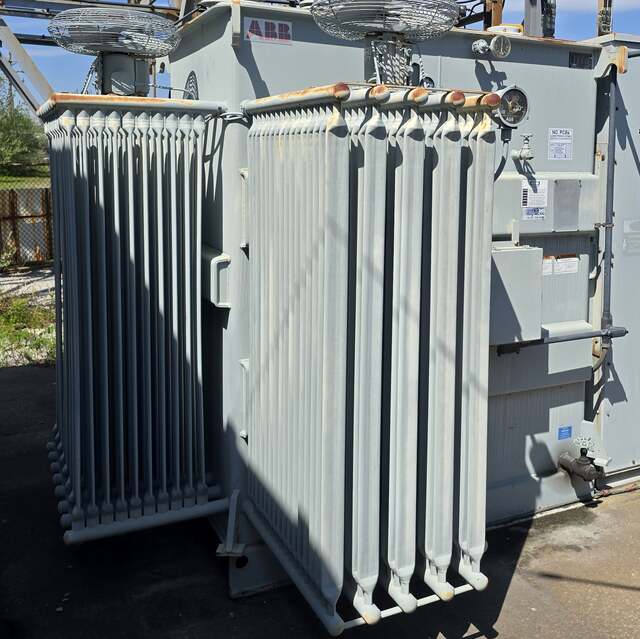 5000 KVA 34500 Primary, 2400 Secondary, ABB, unit substation power transformer, oil, 3PH, 60 Hz. (2 available)