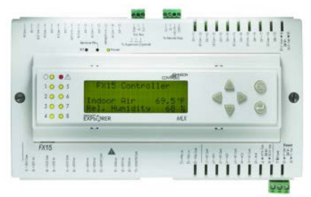 Johnson Controls LP-FX15D71-000C Facility Explorer FX15 Controller, 9 Relays, N2, Refurbished