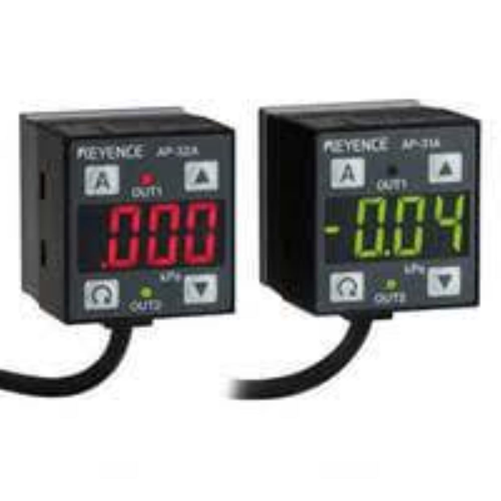 Keyence AP-31PA 2-Color Digital Display Pressure Sensor, Negative-Pressure Type, NEW