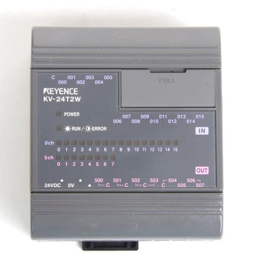 Keyence KV-24T2W Programmable Logic Controller, Refurbished