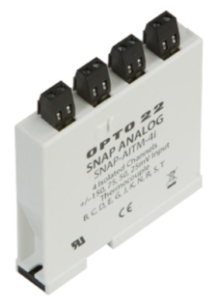 Opto 22 SNAP-AITM-4i SNAP 4-Ch Type B C D E G J K N R S, T Thermocouple, Input, NEW