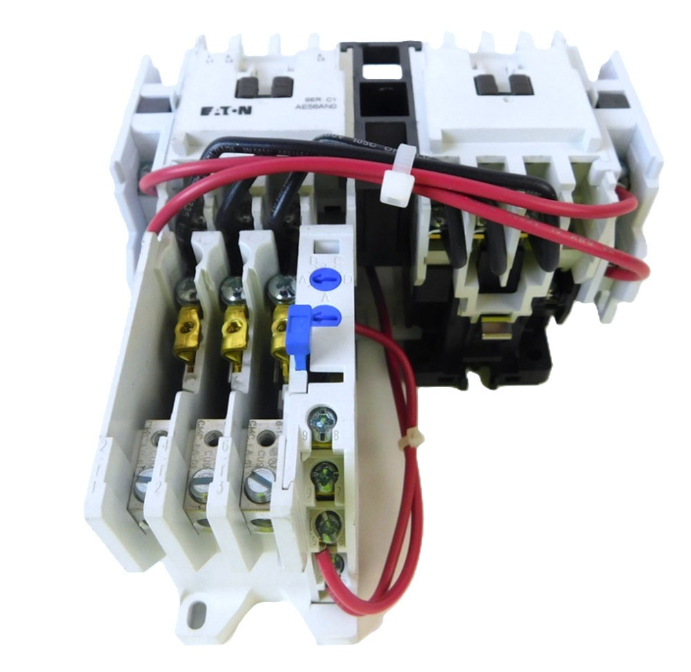 Eaton AE56ANS0BC Reversing Starter, Bimetallic Overload, Man/Auto Reset, Size A, NEW