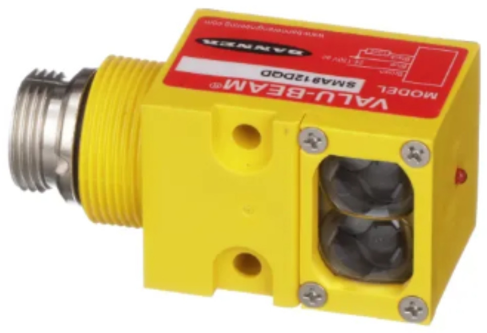 Banner Engineering SMA912DQD Photoelectric Sensor, Diffuse, Solid State Out, NEW