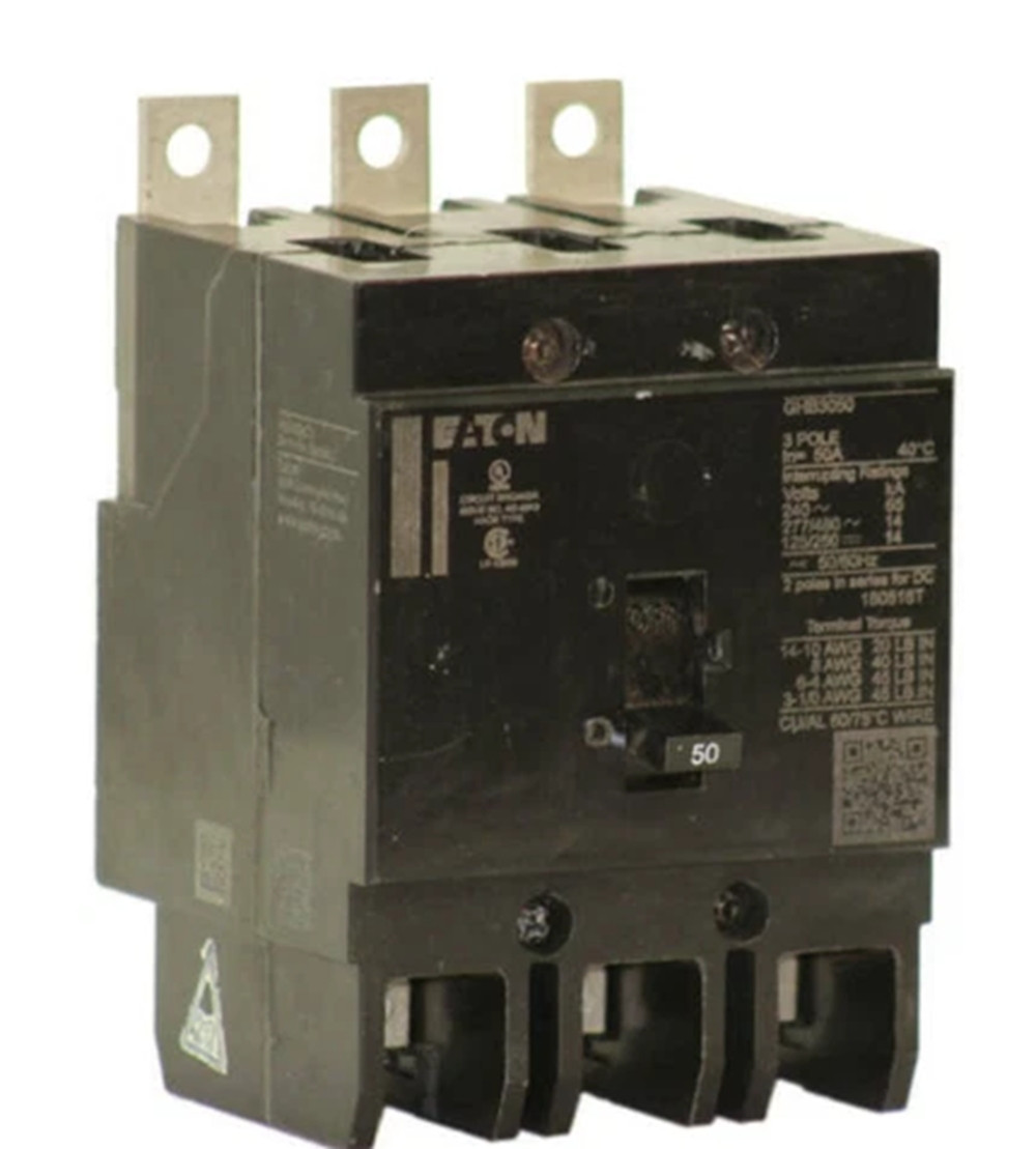 Eaton GHB3050 Circuit Breaker, Type GHB, 50A, 3-Pole, 480Y/277 Vac, NEW