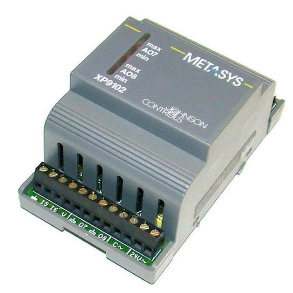 Johnson Controls XP-9102-8204 Metasys XP9102 Extension Module 6 Analog in 2 Out, NEW