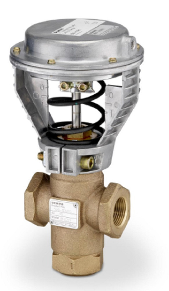 Siemens 268-03144 3-Way 1/2" Flowrite Valve, Cv 1.0, Stainless Steel Trim, F x F, NEW
