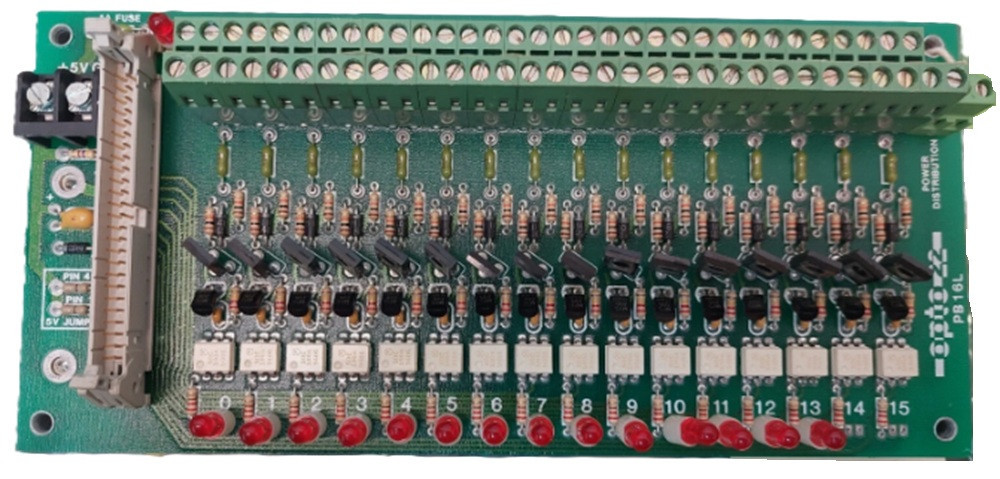 Opto 22 PB16L DC Output 5-60 VDC 16-Channel Integral Rack, NEW