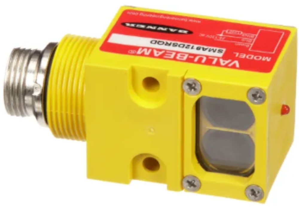 Banner Engineering SMA912DSRQD 25383 Photoelectric Sensor, Diffuse, 381 mm Range, NEW