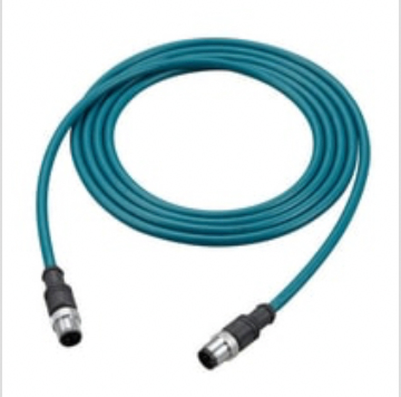 Keyence OP-87459 Ethernet Cable (M12 4-pin / RJ45), NFPA79, Straight Cable, 10 m, NEW