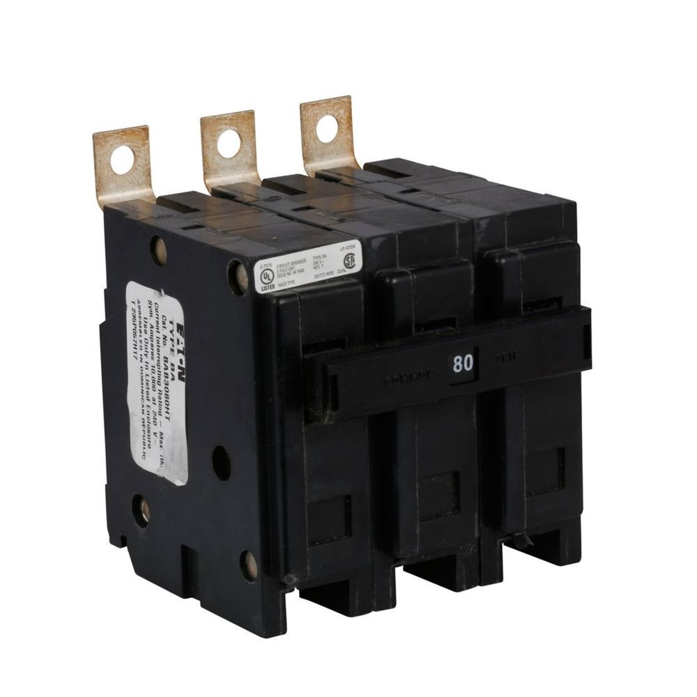Eaton BAB3100HS Circuit Breaker, Type BAB, 100A, 3-Pole, 240V, NEW
