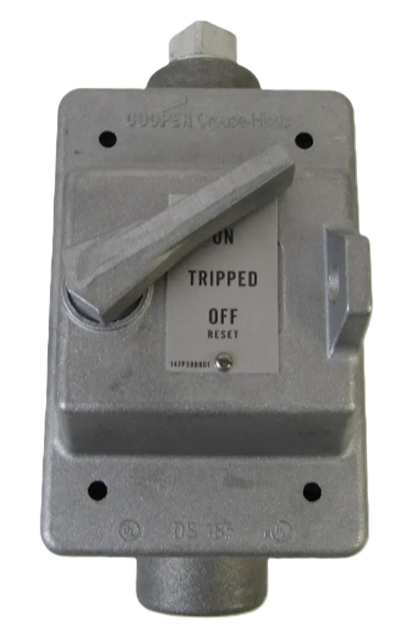 Eaton 654D962G13 MST01AH Enclosed Waterproof Motor Starter, 1 Pole, NEMA 3/4/5, NEW